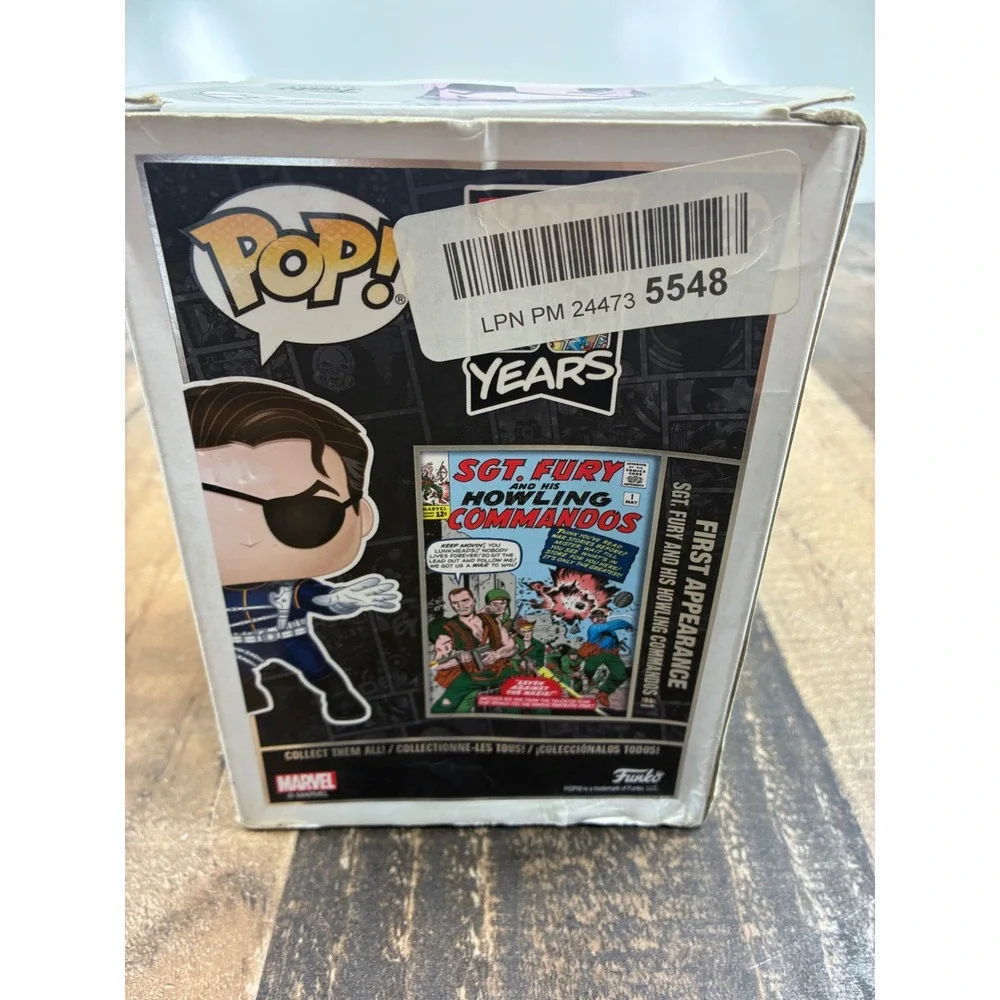 Funko Pop Marvel 80 Years Nick Fury 528 2019 Fall Convention Limited Edition